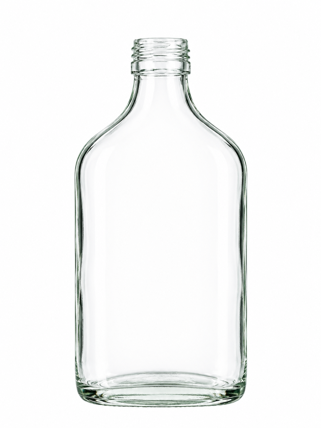 250ML FLASK GLASS BOTTLE - Glass Bottle | General Bottle Supply