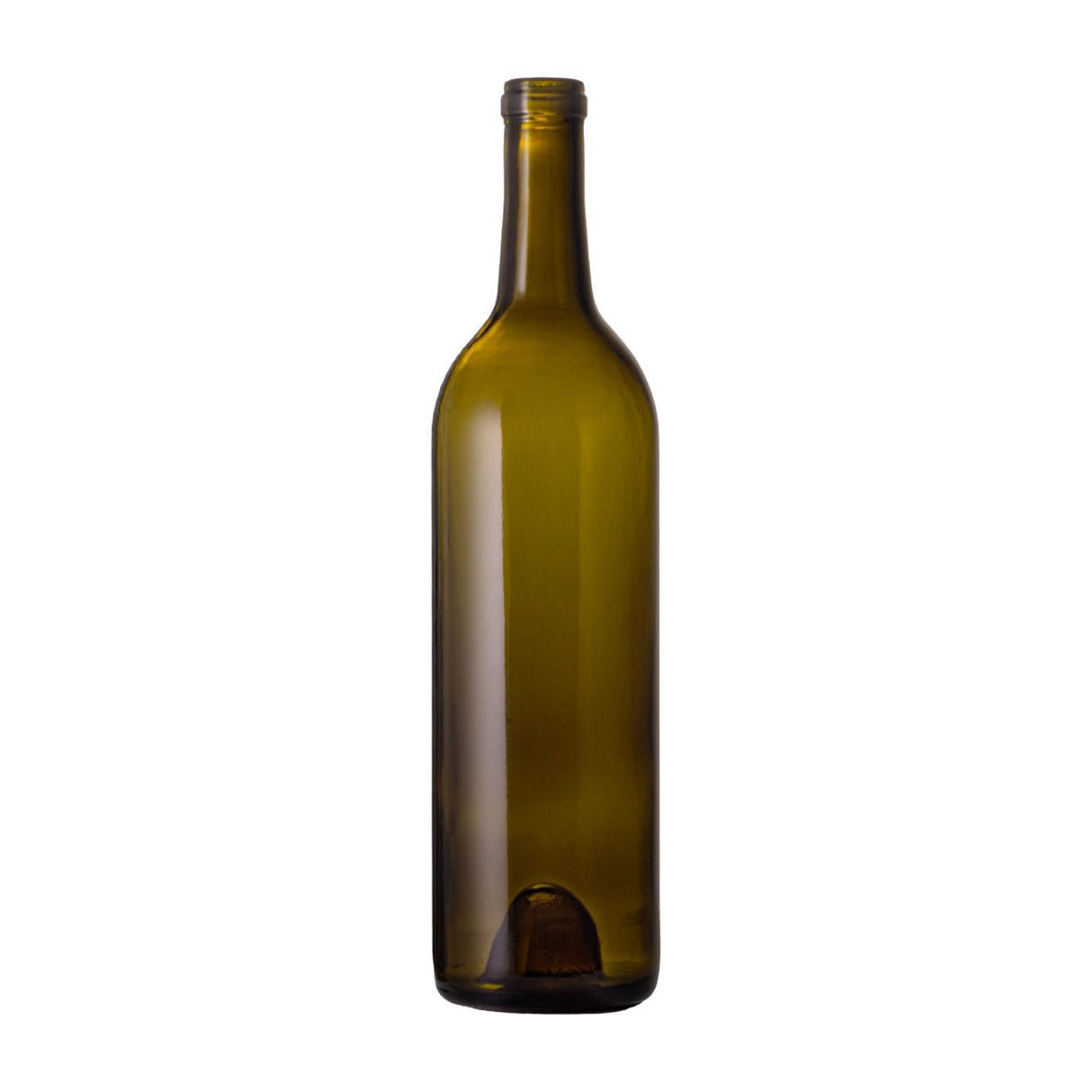 750 ml Antique Green Claret Full Punt 482 Grams - Glass Bottle | General Bottle Supply