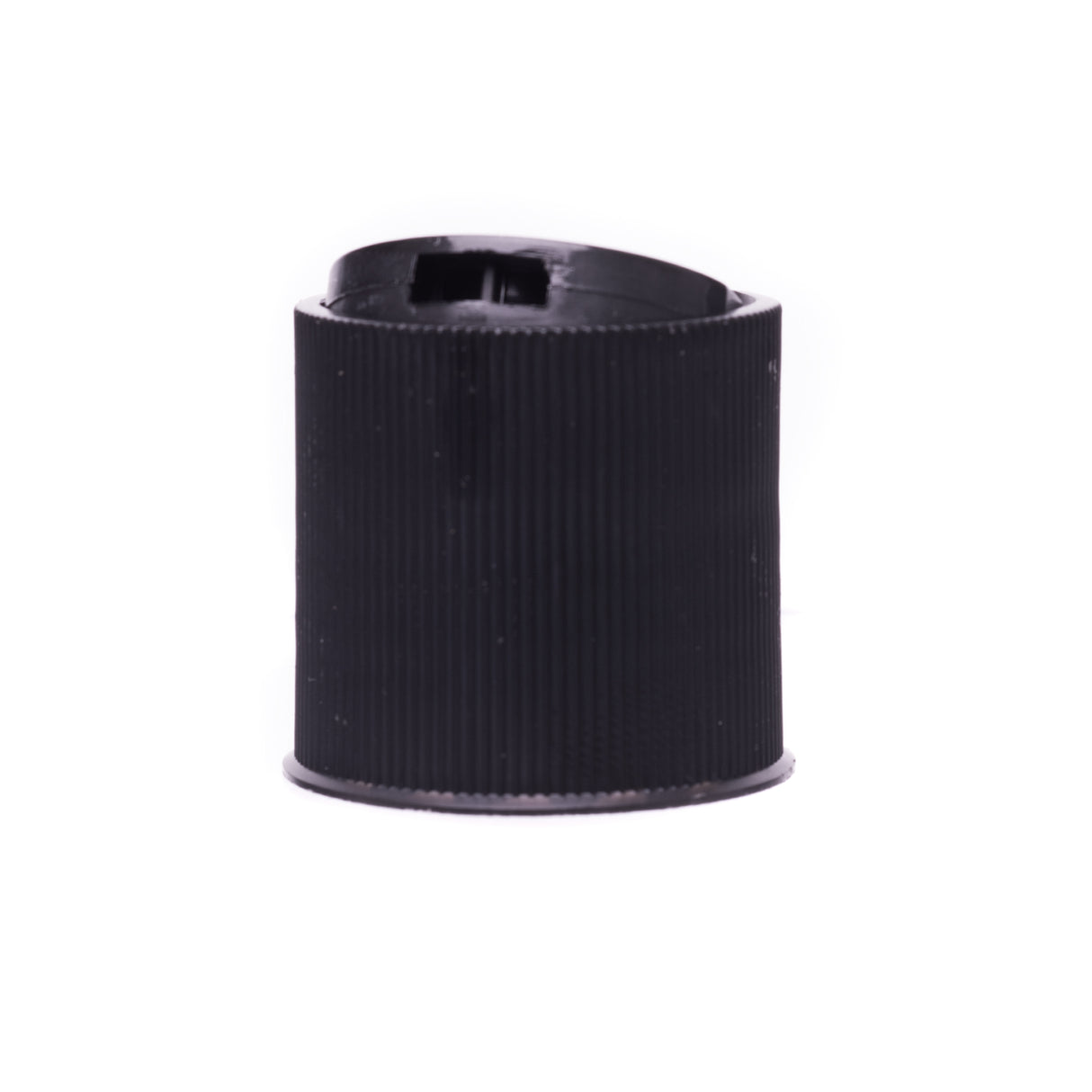 Disc or Press Top - Ribbed - Black (24/410) - Dispensing Caps | General Bottle Supply