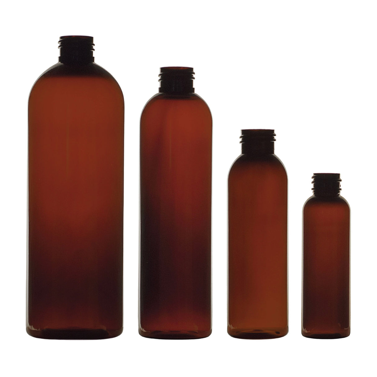 8 oz Bullet Bottles - Amber - Plastic Bottle | General Bottle Supply