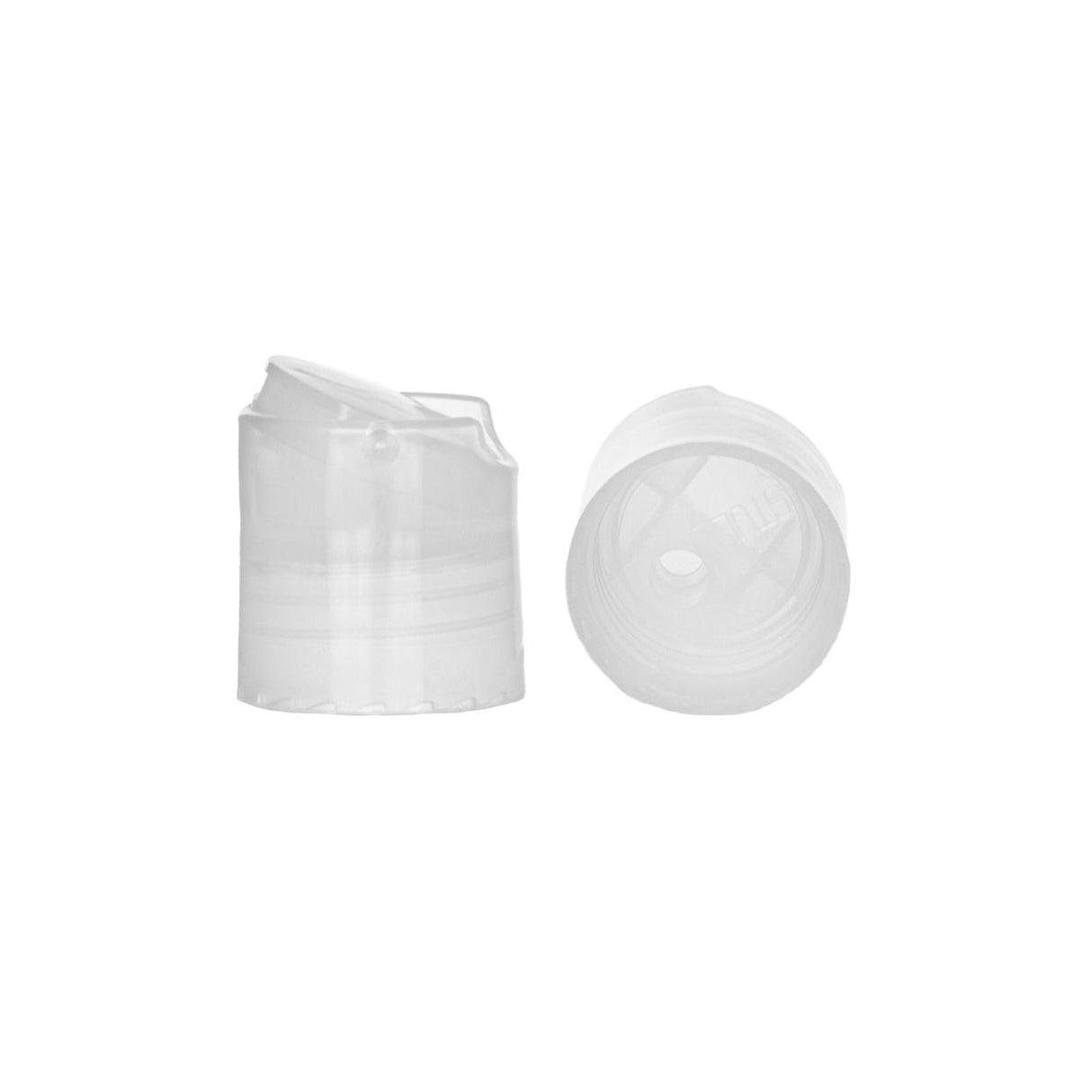 Disc or Press Top Smooth - Natural (20/410) - Dispensing Caps | General Bottle Supply