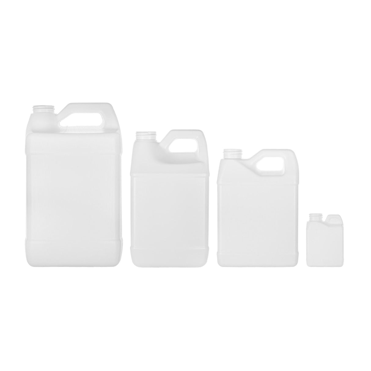 64 oz Industrial F-Style Jugs - White - Industrial Containers | General Bottle Supply