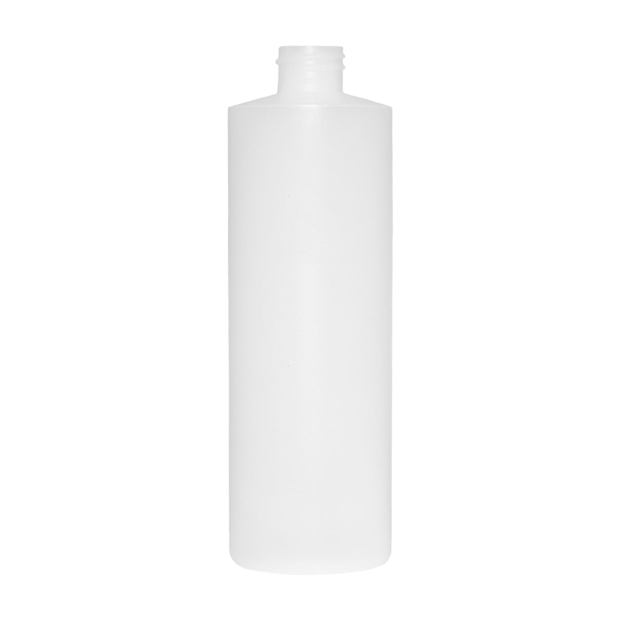 16 oz Cylinder Round HDPE Bottles - Natural (24/410) - Plastic Bottle | General Bottle Supply