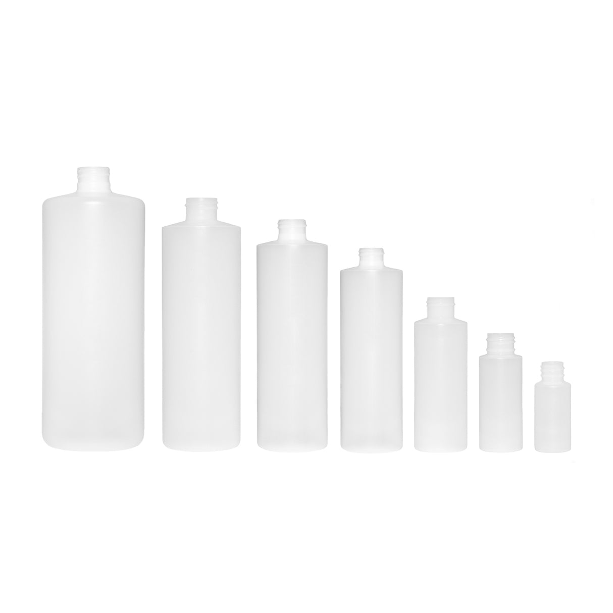 32 oz Cylinder Round HDPE Bottles - Natural (28/410) - Plastic Bottle | General Bottle Supply