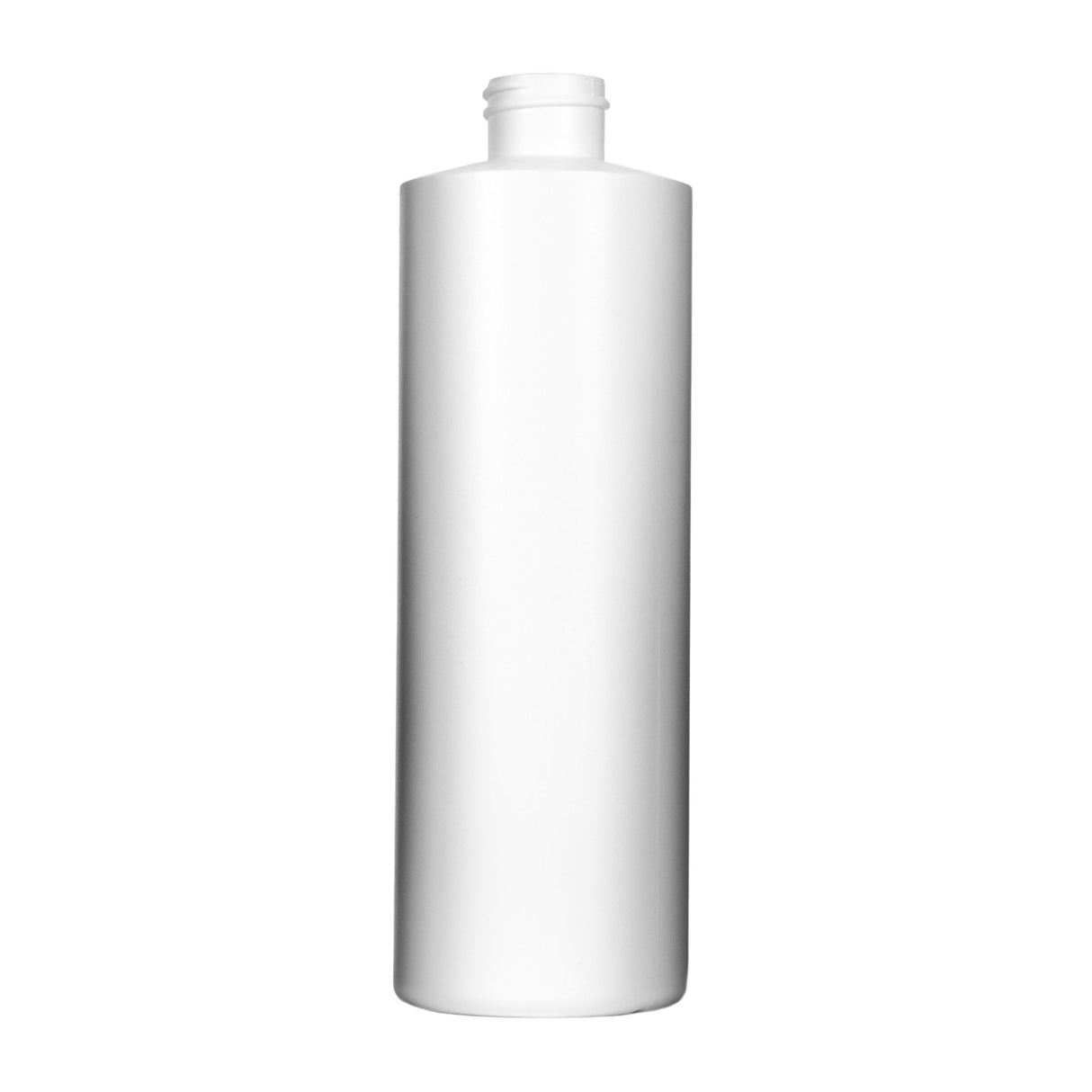 16 oz Cylinder Round HDPE Bottles - White (24/410) - Plastic Bottle | General Bottle Supply