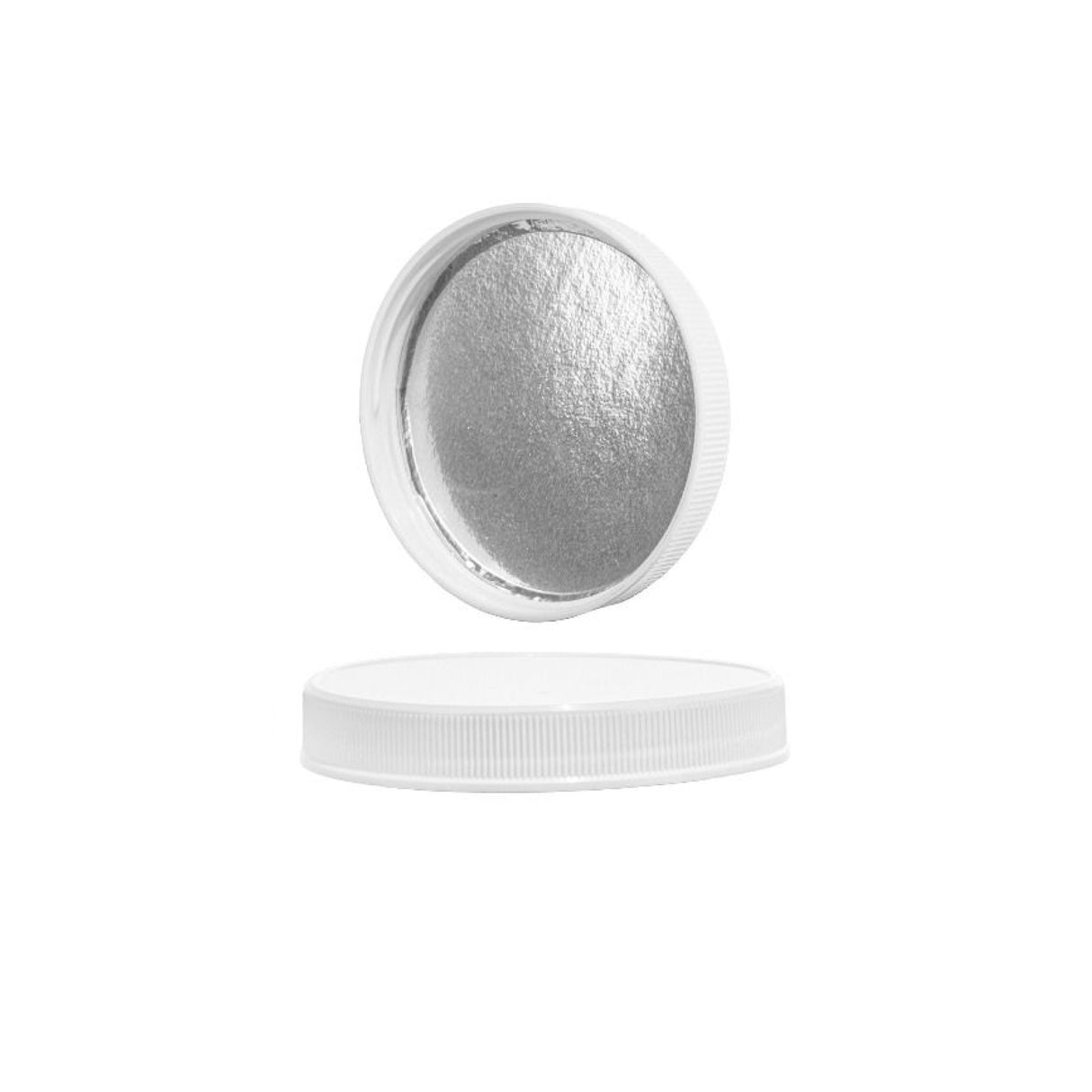 Heat Induction Plastic Bottle Caps - FS 5-9 Clear Peel for PET - White (45/400) - Assorted Caps | General Bottle Supply