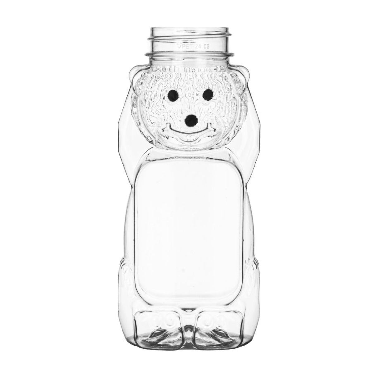8 oz Honey Bear Jars - Clear - Plastic Bottle | General Bottle Supply