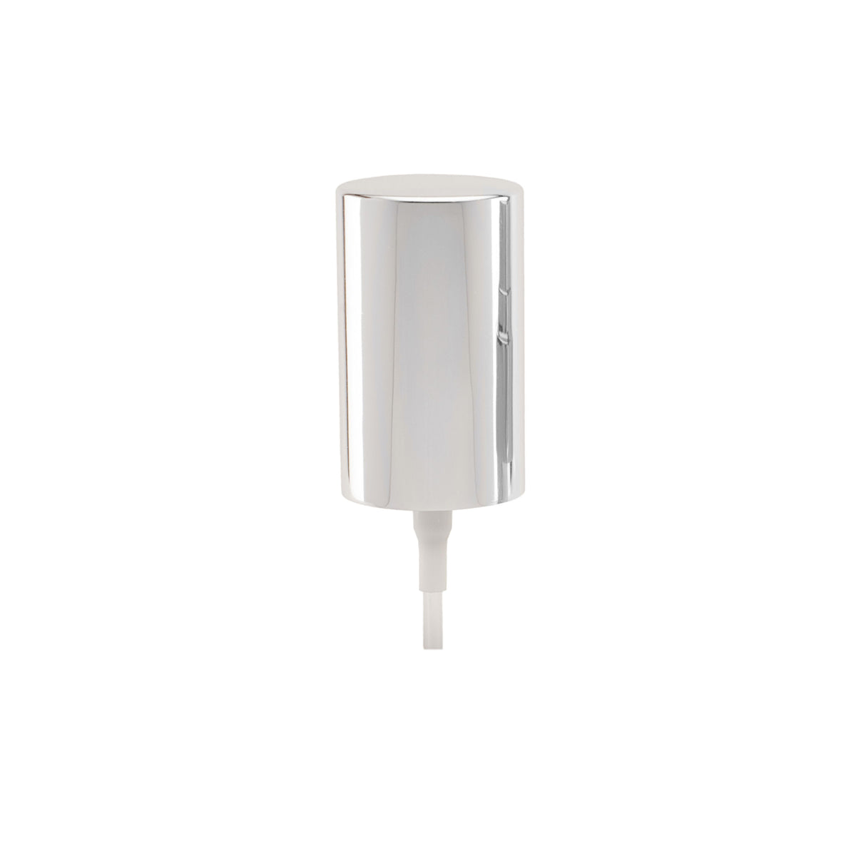 Metalized Fine Mist Sprayer with OverCap Imported - Silver (20/410) - Dispensing Caps | General Bottle Supply
