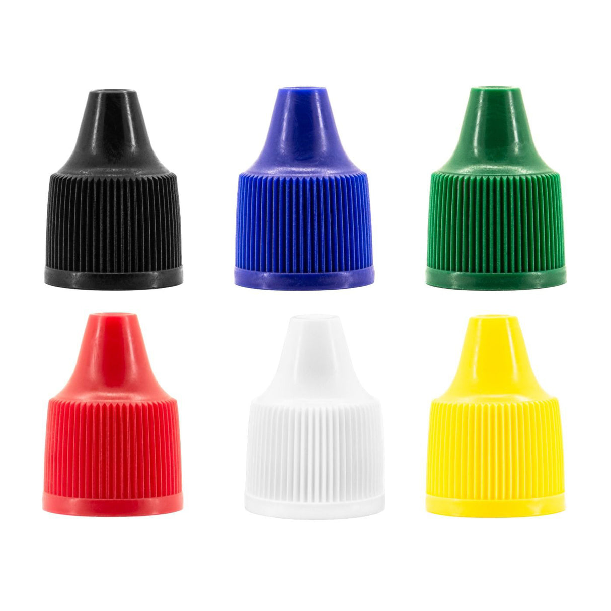 Plastic Dropper Caps - Black (20/410) - Dispensing Caps | General Bottle Supply