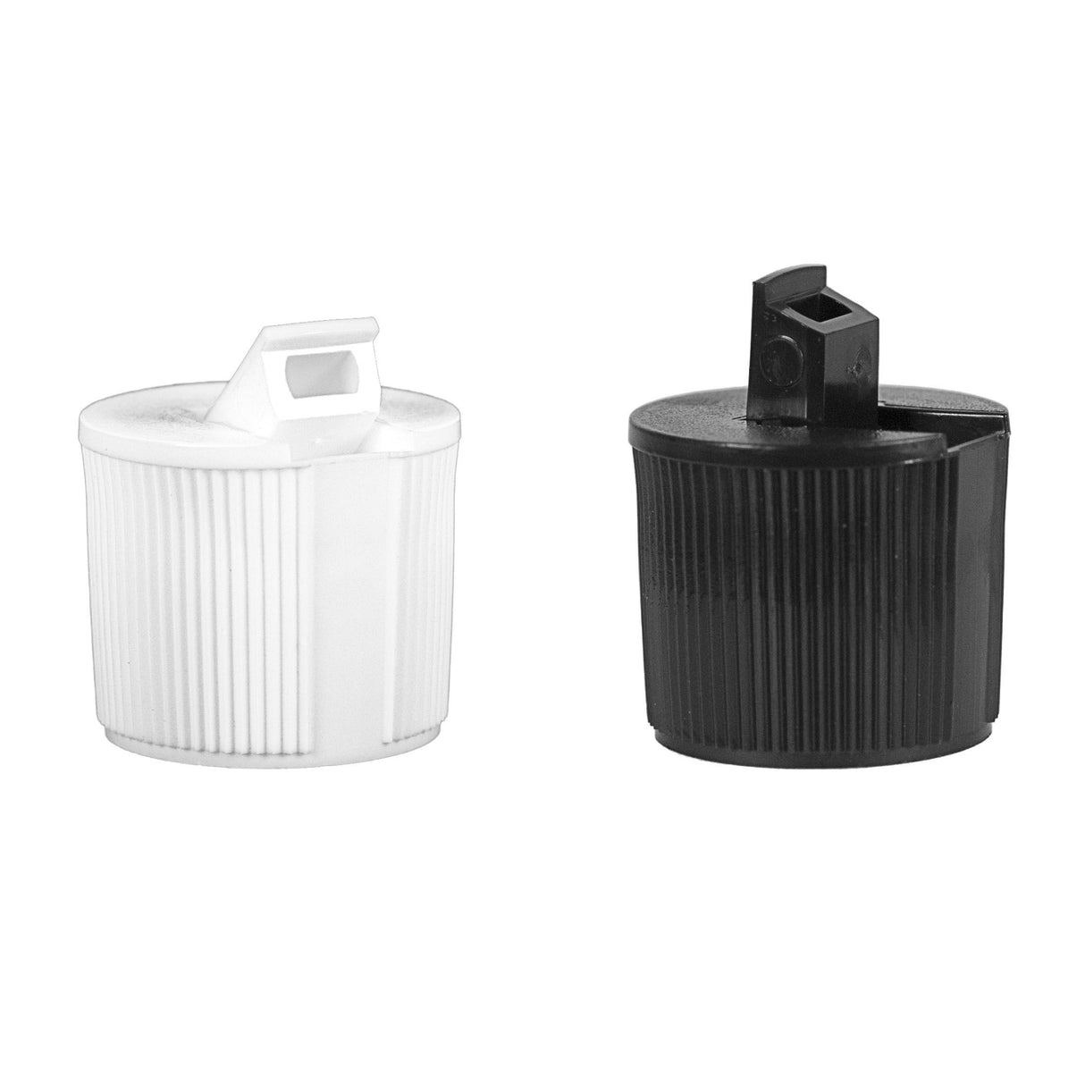 Polytop Ribbed Cap PS258 - Black (24/410) - Dispensing Caps | General Bottle Supply