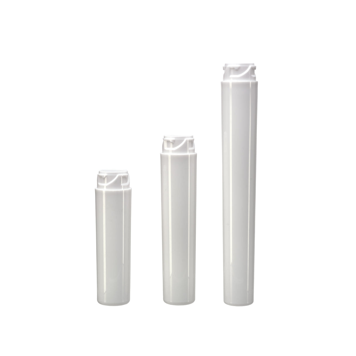 3.3" Tall 10 ml PP Tube (16mm) - White - Plastic Tube | General Bottle Supply