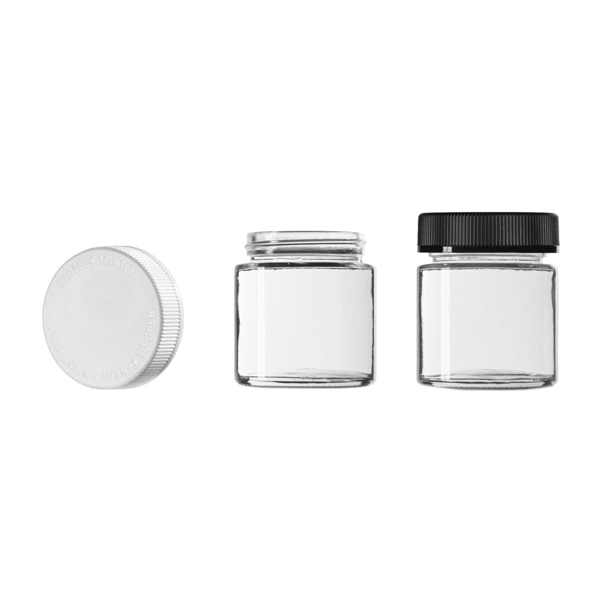 8 oz Straight Sided Glass Jars - Flint - Glass Jar | General Bottle Supply
