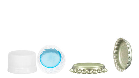 Bottle caps in assorted styles for glass and plastic - wholesale | General Bottle Supply