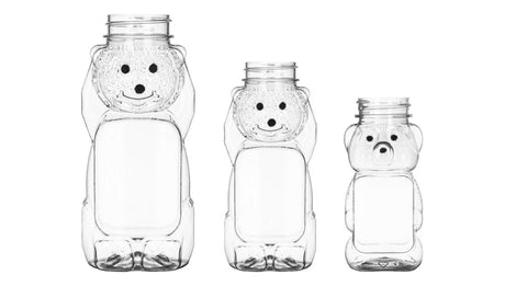 Plastic honey bottles in assorted sizes - wholesale packaging | General Bottle Supply