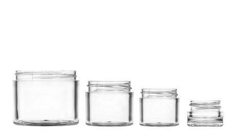 Thick wall plastic jars in assorted sizes - wholesale packaging | General Bottle Supply