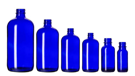 Boston Round glass bottles in assorted sizes - wholesale packaging | General Bottle Supply