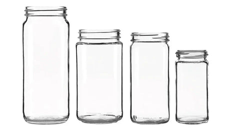 Paragon glass jars in assorted sizes - wholesale packaging | General Bottle Supply