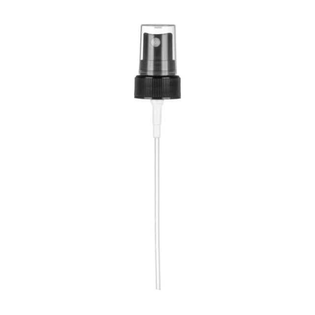 Fine Mist Sprayer Imported - Black (22/400) - Dispensing Caps | General Bottle Supply