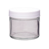 2 oz Straight Sided Glass Jars - Flint - Glass Jar | General Bottle Supply