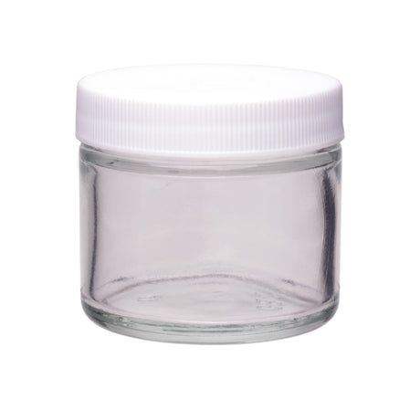 2 oz Straight Sided Glass Jars - Flint - Glass Jar | General Bottle Supply