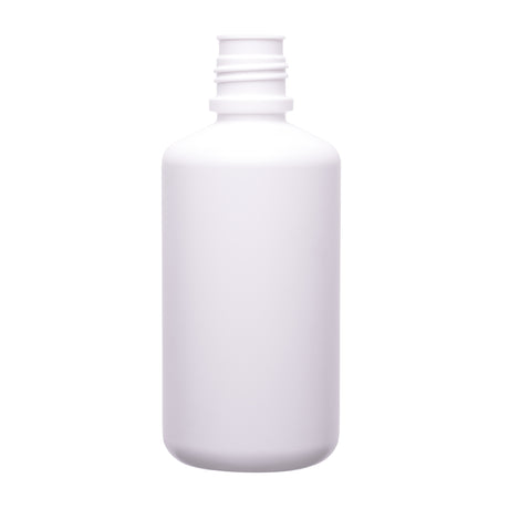 32 oz Boston Round HDPE Buttress Bottle - White - Plastic Bottle | General Bottle Supply