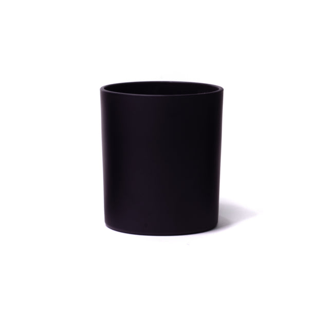 10oz Glass Candle Jar - Black Matte - Glass Jar | General Bottle Supply
