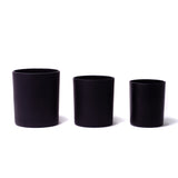 10oz Glass Candle Jar - Black Matte - Glass Jar | General Bottle Supply