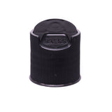 Disc or Press Top - Ribbed - Black (24/410) - Dispensing Caps | General Bottle Supply