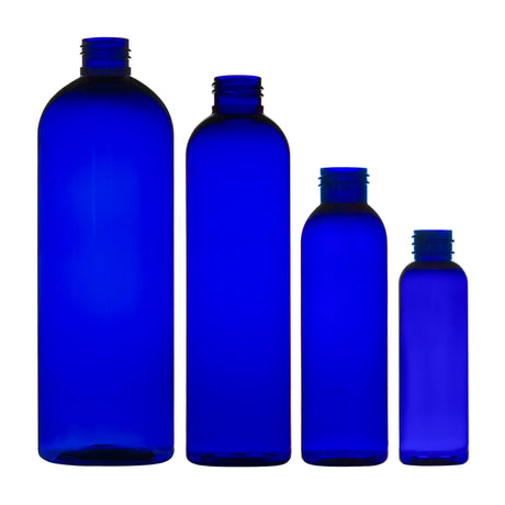 2 oz Bullet Bottles - Cobalt Blue - Plastic Bottle | General Bottle Supply