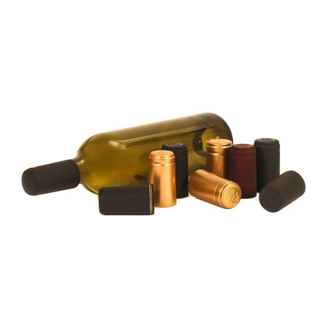 31.5mm PVC Capsules - Black - Capsules | General Bottle Supply