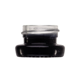 5 ml Thick Wall Glass Jar (28/450) - Glossy Black - Glass Jar | General Bottle Supply