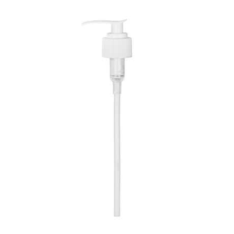 Domestic Rib Lotion Pump Lock Down - White (24/410) - Dispensing Caps | General Bottle Supply