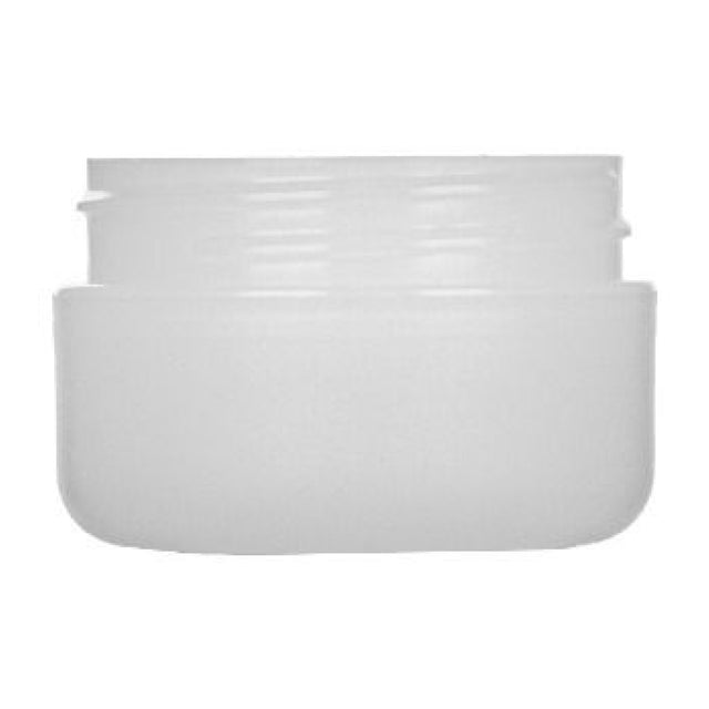 0.5 oz Double Wall Jar Round Base - Frosted - Plastic Jar | General Bottle Supply