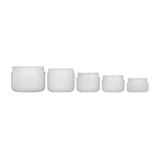 0.5 oz Double Wall Jar Round Base - Frosted - Plastic Jar | General Bottle Supply