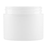 2 oz Double Wall Jar Straight Base - Frosted - Plastic Jar | General Bottle Supply