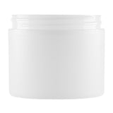 4 oz Double Wall Jar Straight Base - Frosted - Plastic Jar | General Bottle Supply