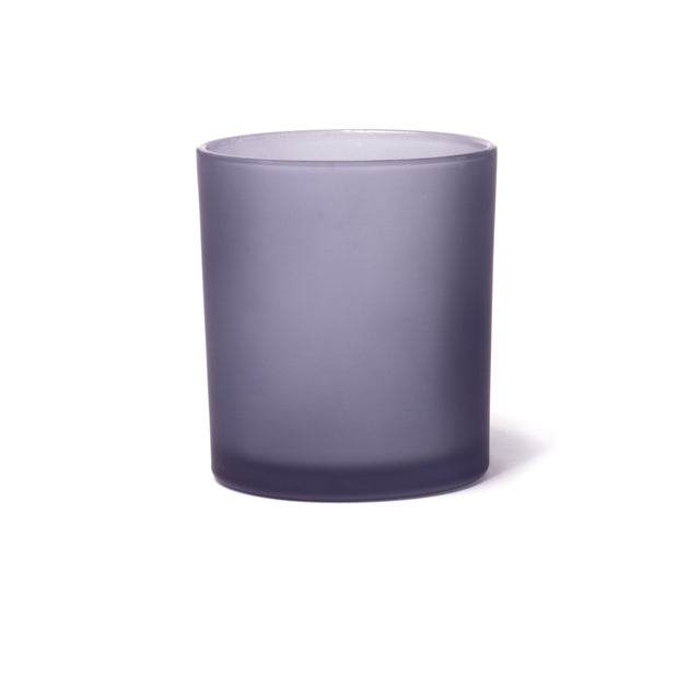 15oz Glass Candle Jar - Gray Frosted - Glass Jar | General Bottle Supply