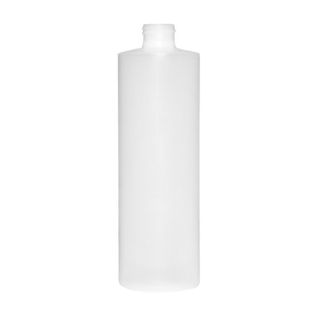 12 oz Cylinder Round HDPE Bottles - Natural - Plastic Bottle | General Bottle Supply