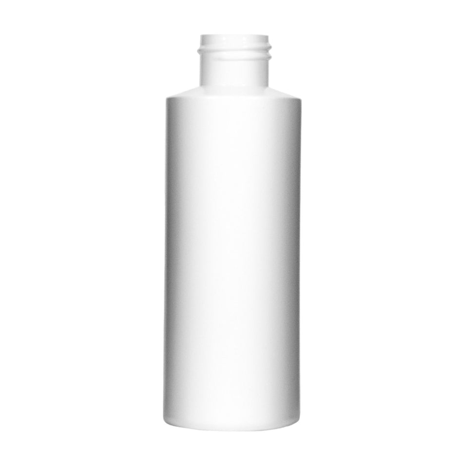 4 oz Cylinder Round HDPE Bottles - White - Plastic Bottle | General Bottle Supply