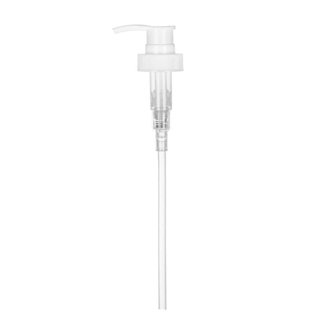 Imported Rib Lotion Pump Lock Down - White (28/400) - Dispensing Caps | General Bottle Supply