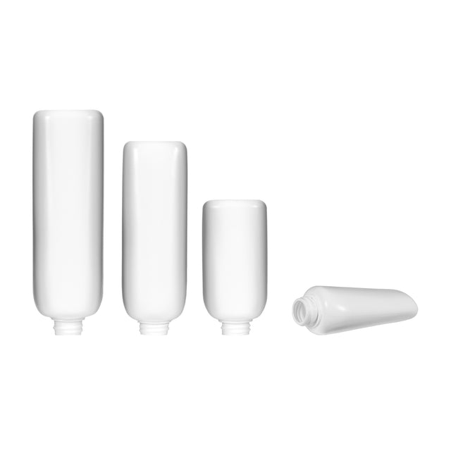 2 oz Malibu Tube MDPE - White - Plastic Bottle | General Bottle Supply