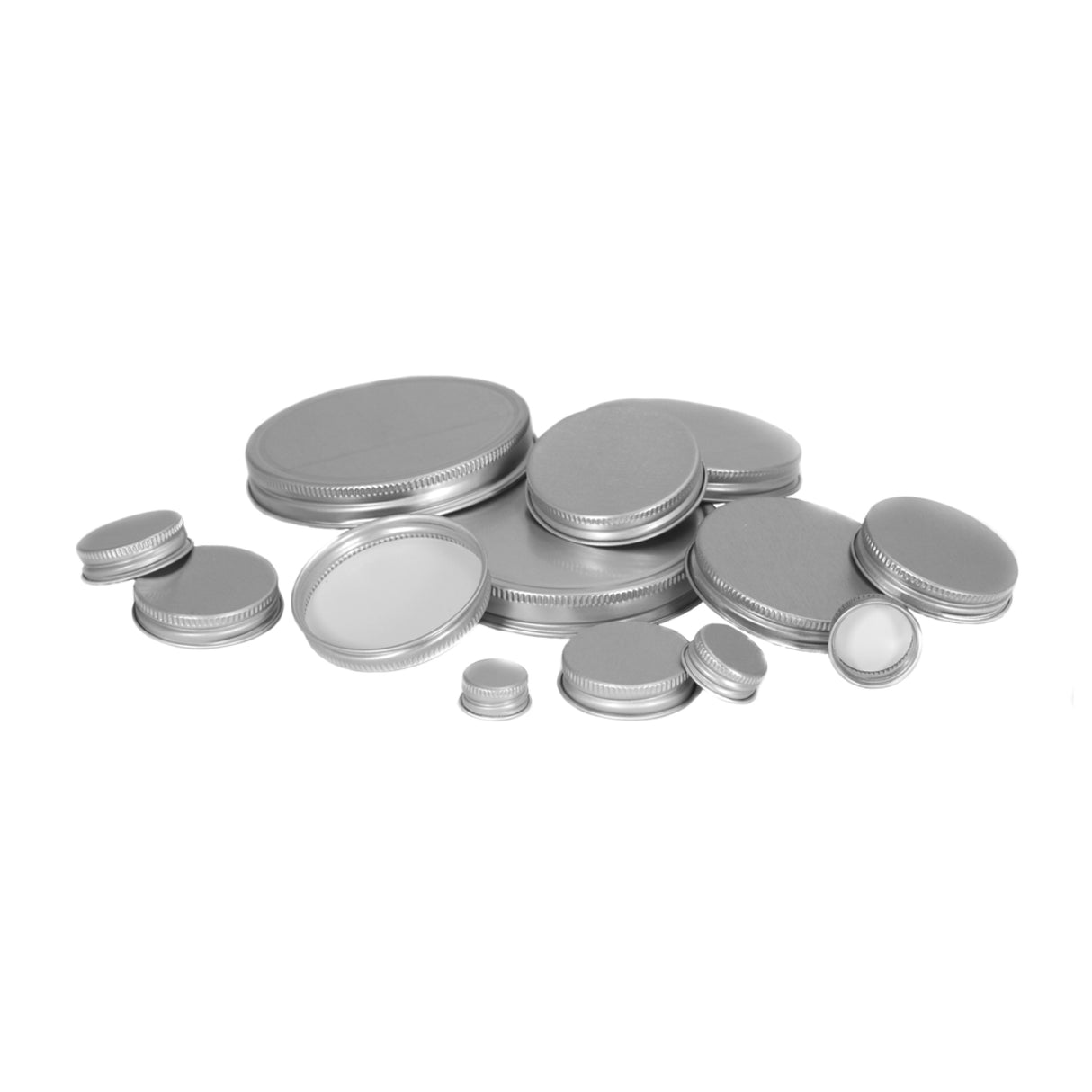 Metal Aluminum Caps with Foam Liner (28/400) - Assorted Caps | General Bottle Supply