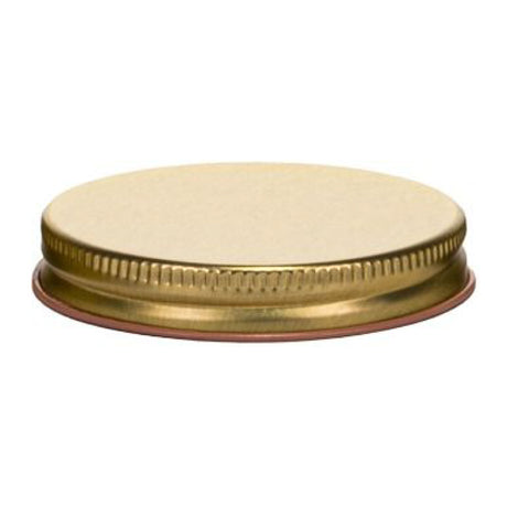 Metal Caps with Plastisol Liner - Continuous Thread - Gold (70/400) - Assorted Caps | General Bottle Supply