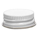 Metal Caps with Plastisol Liner - Continuous Thread - White (38/400) - Assorted Caps | General Bottle Supply
