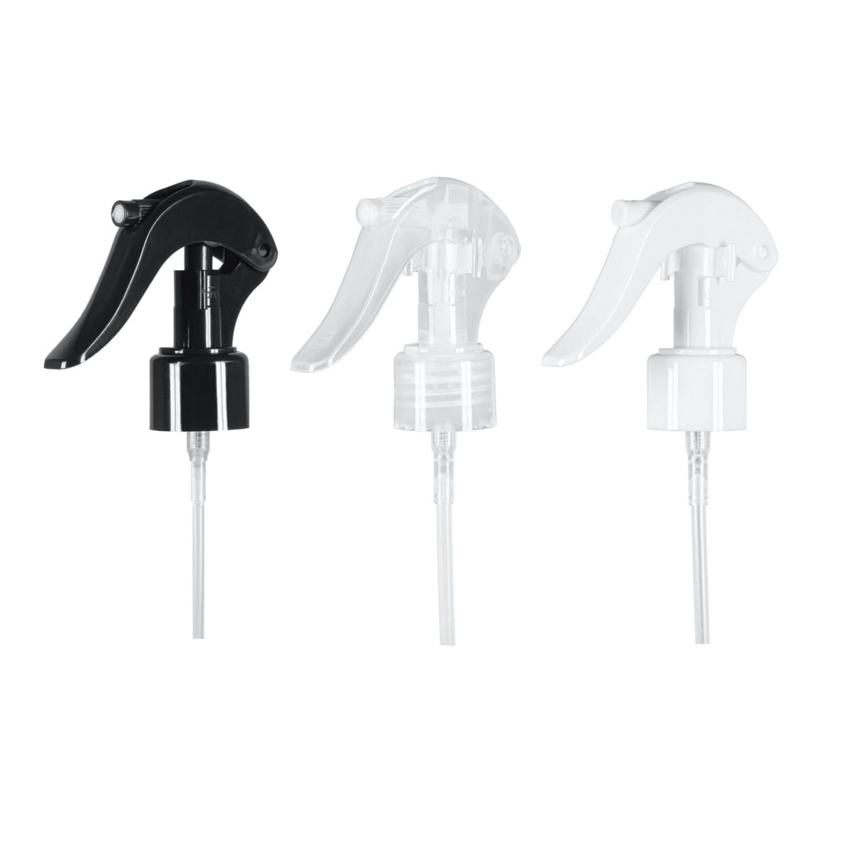Mini Trigger Sprayer - Black (24/410) - Dispensing Caps | General Bottle Supply