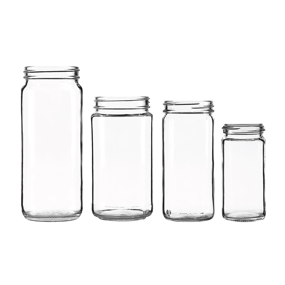 12 oz Paragon Jars - Continuous Thread - Glass Jar | General Bottle Supply