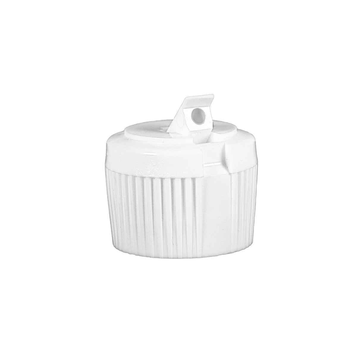 Polytop Ribbed Cap PS218 - White (28/410) - Dispensing Caps | General Bottle Supply