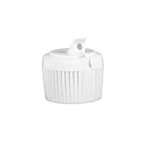 Polytop Ribbed Cap PS218 - White (28/410) - Dispensing Caps | General Bottle Supply