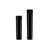 3.3" Tall 10 ml PP Tube (16mm) - Black - Plastic Tube | General Bottle Supply