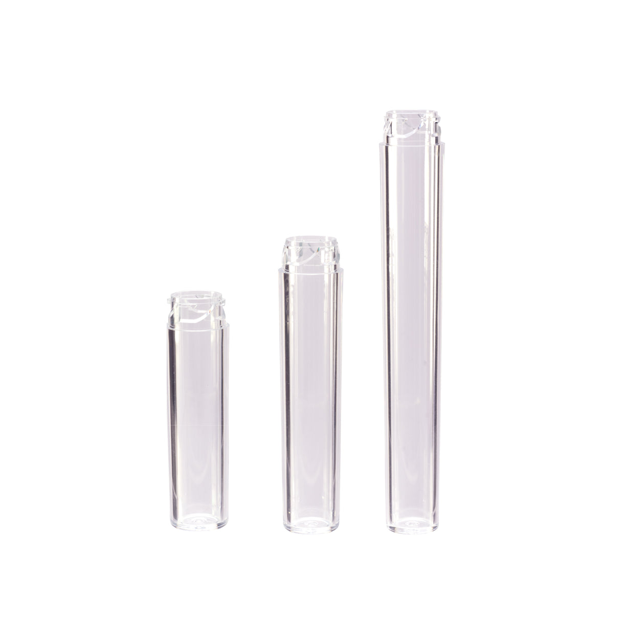 4.7" Tall 15 ml PS Tube (16mm) - Clear - Plastic Tube | General Bottle Supply